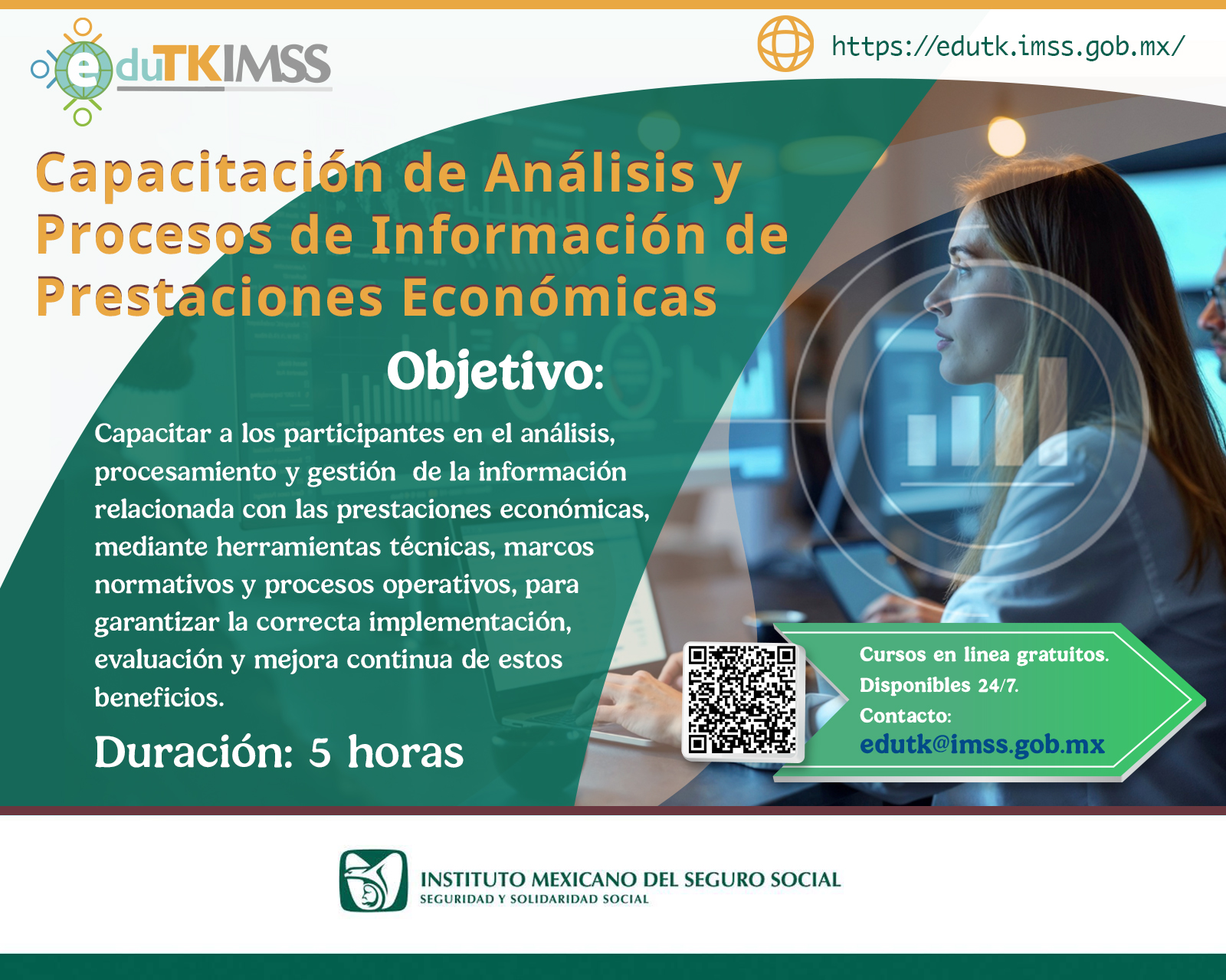 Capacitación para el análisis y procesos de información de prestaciones económicas (IMSS)